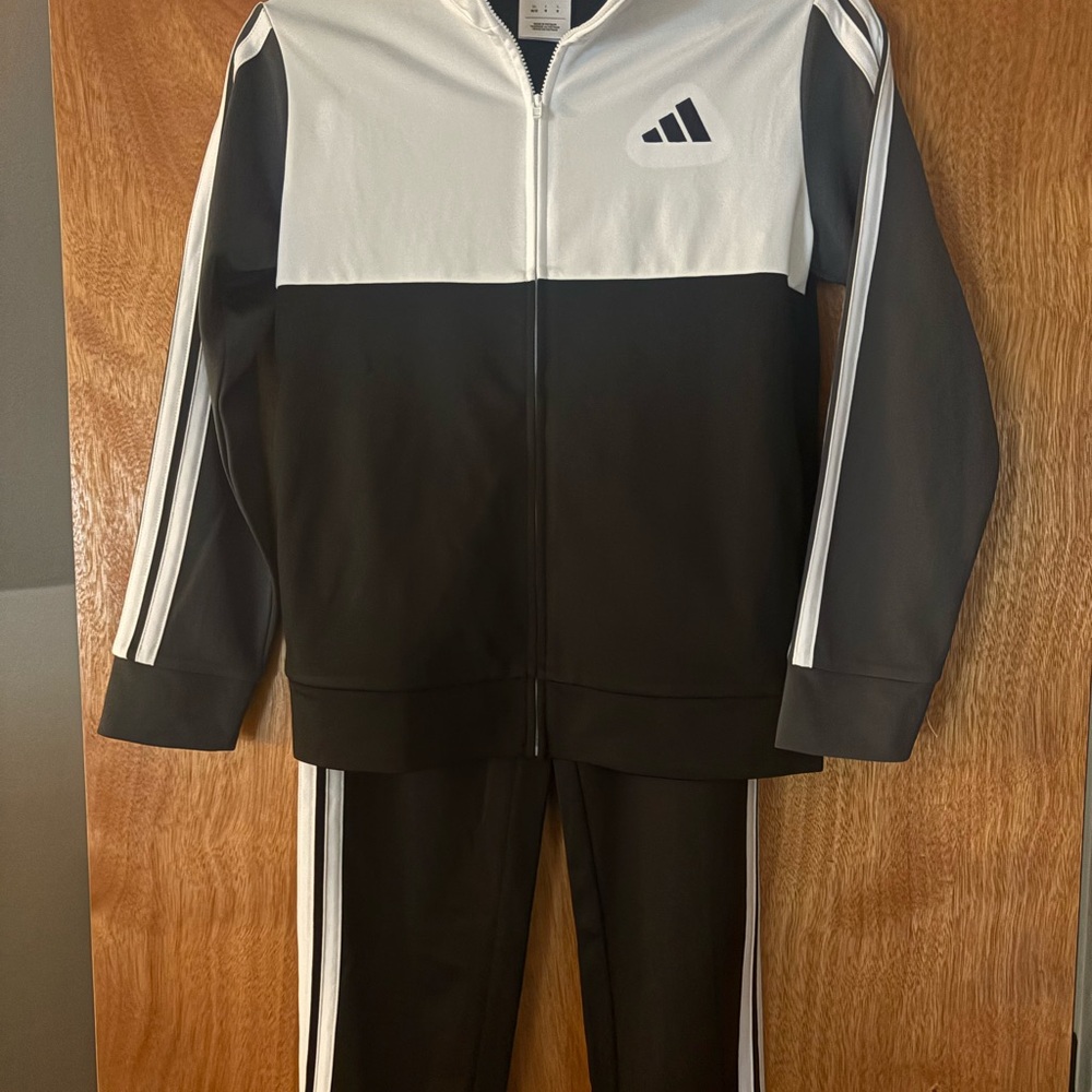 adidas Black and White Athletic Jacket